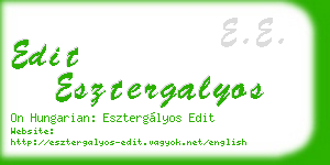 edit esztergalyos business card